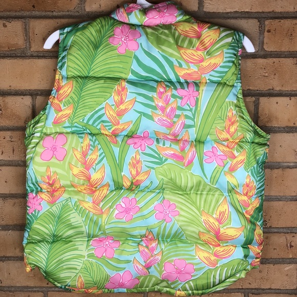 Lilly Pulitzer puffer vest sz 10-12 Girls/S Women - Picture 6 of 8